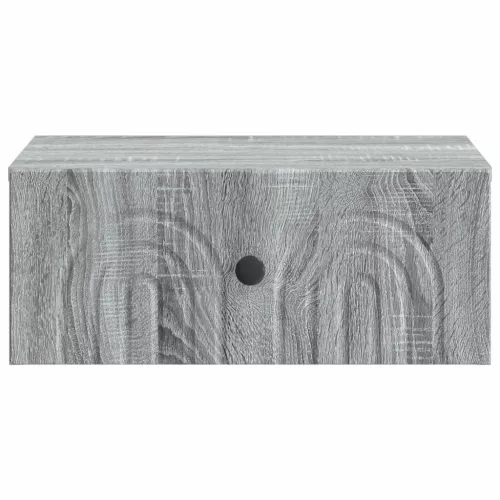  Fali éjjeli szekrény 2 pcs Szürke Sonoma 49 x 34,5 x 20 cm