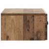  Fali éjjeli szekrény fiókkal 2 pcs Antik Fa 49 x 34,5 x 20 cm
