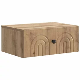    Fali éjjeli szekrény fiókkal Kézműves Tölgy 49 x 34,5 x 20 cm