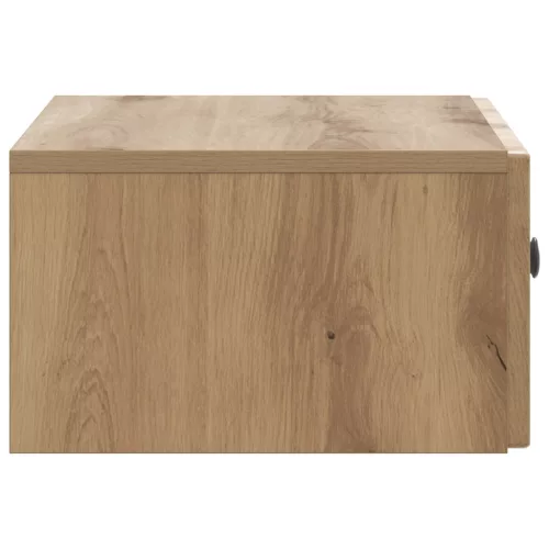  Fali éjjeli szekrény fiókkal Kézműves Tölgy 49 x 34,5 x 20 cm