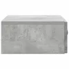  Fali oldaltábla Betonszürke 59 x 34,5 x 17 cm Szerelt Fa