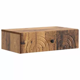  Fali oldaltábla Antik Fa 59 x 34,5 x 17 cm Szerelt Fa