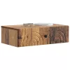  Fali oldaltábla Antik Fa 59 x 34,5 x 17 cm Szerelt Fa