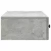  Fali oldaltábla Betonszürke 87,5 x 34,5 x 17 cm Szerelt Fa