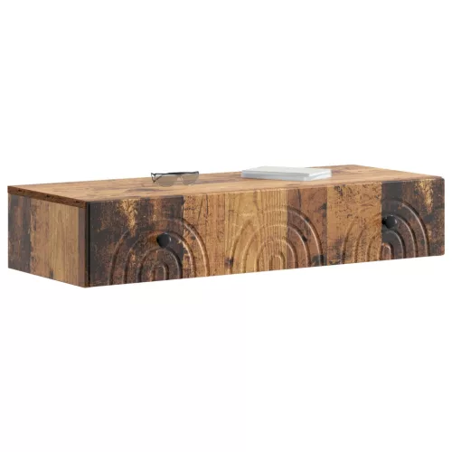  Fali oldaltábla Antik Fa 87,5 x 34,5 x 17 cm Szerelt Fa