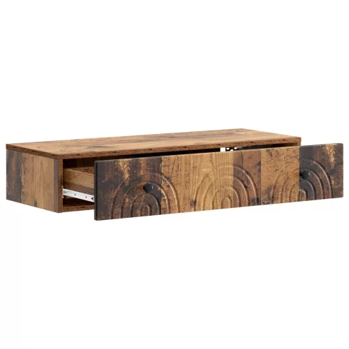  Fali oldaltábla Antik Fa 87,5 x 34,5 x 17 cm Szerelt Fa