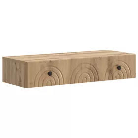    Fali oldaltábla Kézműves Tölgy 87,5 x 34,5 x 17 cm Szerelt Fa