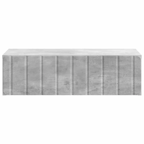  Fali oldaltábla Betonszürke 59 x 34,5 x 17 cm Szerelt Fa