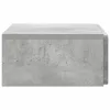  Fali oldaltábla Betonszürke 59 x 34,5 x 17 cm Szerelt Fa