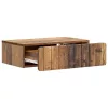  Fali oldaltábla Antik Fa 59 x 34,5 x 17 cm Szerelt Fa