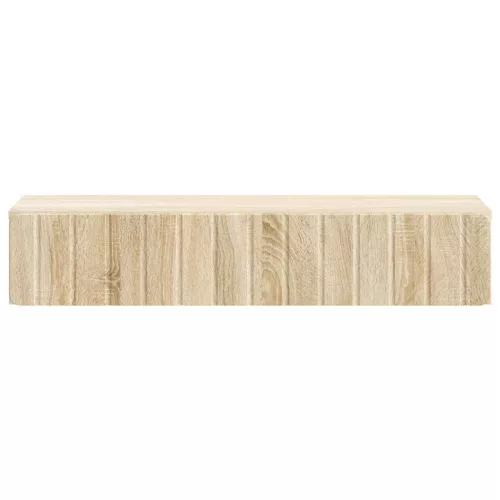  Fali oldaltábla Sonoma Tölgy 87,5 x 34,5 x 17 cm Szerelt Fa