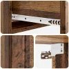  Fali oldaltábla Antik Fa 87,5 x 34,5 x 17 cm Szerelt Fa