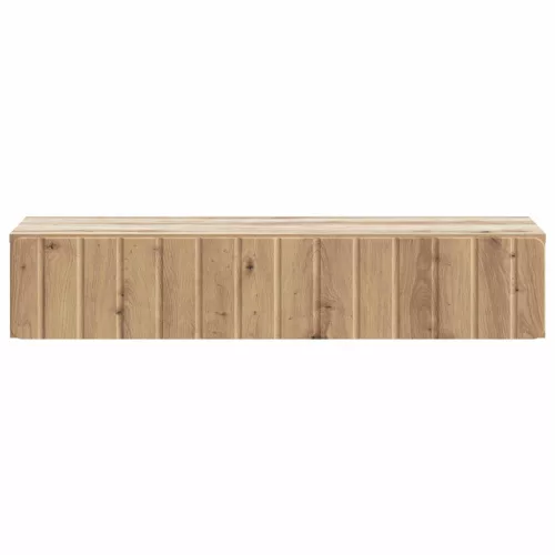  Fali oldaltábla Kézműves Tölgy 87,5 x 34,5 x 17 cm Szerelt Fa