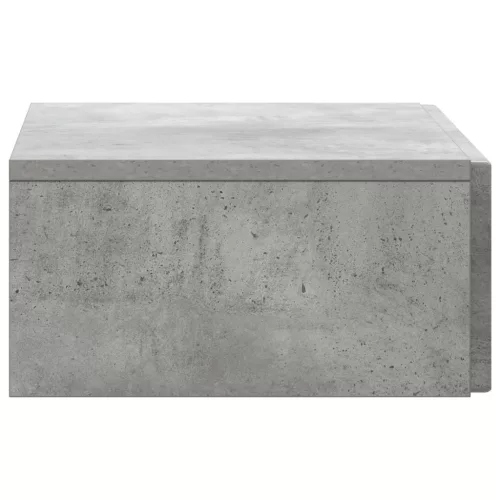  Fali oldaltábla Betonszürke 59 x 34,5 x 17 cm Szerelt Fa