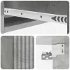  Fali oldaltábla Betonszürke 59 x 34,5 x 17 cm Szerelt Fa