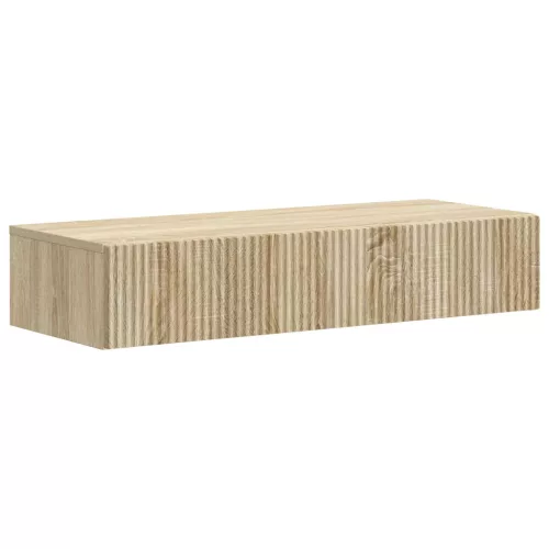  Fali oldaltábla Sonoma Tölgy 87,5 x 34,5 x 17 cm Szerelt Fa