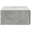  Fali oldaltábla Betonszürke 87,5 x 34,5 x 17 cm Szerelt Fa