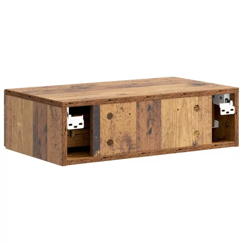  Fali oldaltábla Antik Fa 59 x 34,5 x 17 cm Szerelt Fa