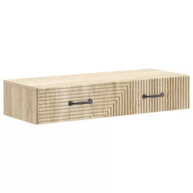    Fali oldaltábla Sonoma Tölgy 87,5 x 34,5 x 17 cm Szerelt Fa