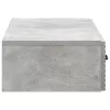  Fali oldaltábla Betonszürke 87,5 x 34,5 x 17 cm Szerelt Fa