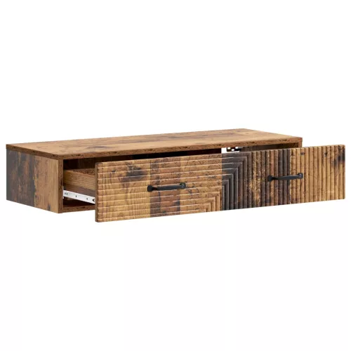  Fali oldaltábla Antik Fa 87,5 x 34,5 x 17 cm Szerelt Fa