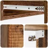  Fali oldaltábla Antik Fa 87,5 x 34,5 x 17 cm Szerelt Fa