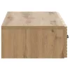  Fali oldaltábla Kézműves Tölgy 87,5 x 34,5 x 17 cm Szerelt Fa