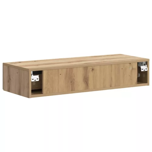  Fali oldaltábla Kézműves Tölgy 87,5 x 34,5 x 17 cm Szerelt Fa