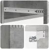  Fali oldaltábla Betonszürke 59 x 34,5 x 17 cm Szerelt Fa