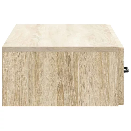  Fali oldaltábla Sonoma Tölgy 87,5 x 34,5 x 17 cm Szerelt Fa