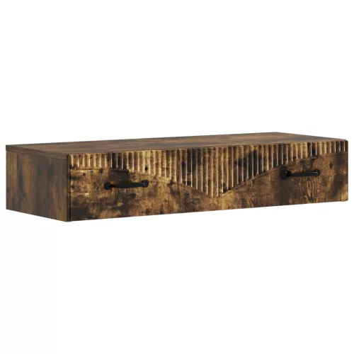  Fali oldaltábla Füstös Tölgy 87,5 x 34,5 x 17 cm Szerelt Fa