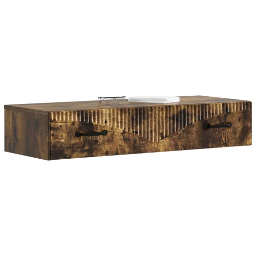  Fali oldaltábla Füstös Tölgy 87,5 x 34,5 x 17 cm Szerelt Fa