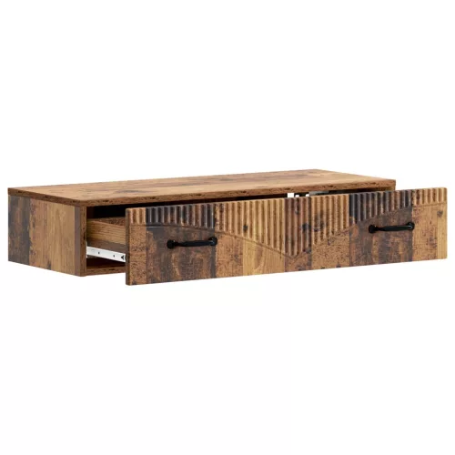  Fali oldaltábla Antik Fa 87,5 x 34,5 x 17 cm Szerelt Fa