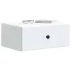  Fali éjjeli szekrény 2 pcs Fehér 49 x 34,5 x 20 cm Szerelt Fa