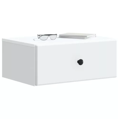  Fali éjjeli szekrény 2 pcs Fehér 49 x 34,5 x 20 cm Szerelt Fa