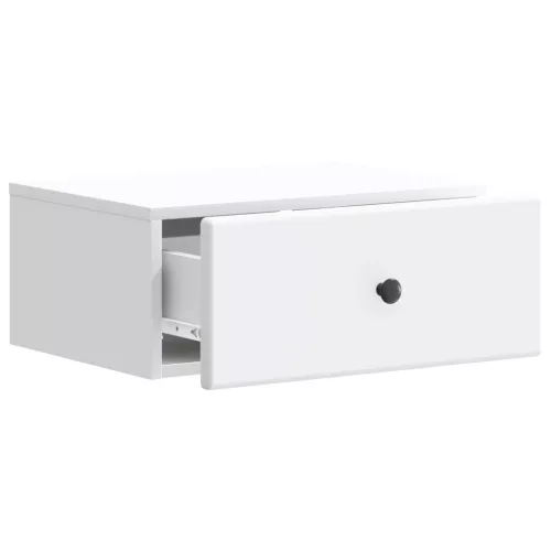  Fali éjjeli szekrény 2 pcs Fehér 49 x 34,5 x 20 cm Szerelt Fa