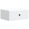  Fali éjjeli szekrény 2 pcs Fehér 49 x 34,5 x 20 cm Szerelt Fa