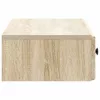  Fali oldaltábla Sonoma Tölgy 87,5 x 34,5 x 17 cm Szerelt Fa