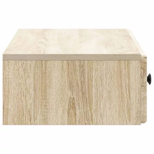  Fali oldaltábla Sonoma Tölgy 87,5 x 34,5 x 17 cm Szerelt Fa