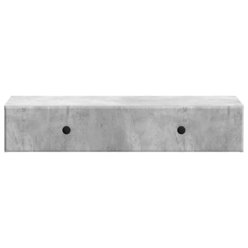  Fali oldaltábla Betonszürke 87,5 x 34,5 x 17 cm Szerelt Fa