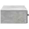  Fali oldaltábla Betonszürke 87,5 x 34,5 x 17 cm Szerelt Fa