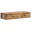  Fali oldaltábla Antik Fa 87,5 x 34,5 x 17 cm Szerelt Fa