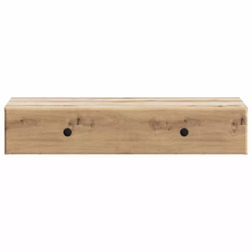  Fali oldaltábla Kézműves Tölgy 87,5 x 34,5 x 17 cm Szerelt Fa