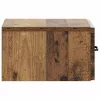  Fali éjjeli szekrény fiókkal 2 pcs Antik Fa 34,5 x 33 x 20 cm