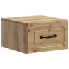  Fali éjjeli szekrény fiókkal Kézműves Tölgy 34,5 x 33 x 20 cm