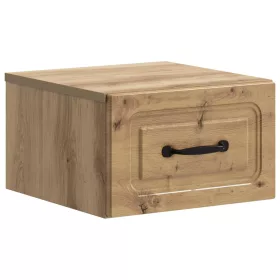    Fali éjjeli szekrény fiókkal Kézműves Tölgy 34,5 x 33 x 20 cm