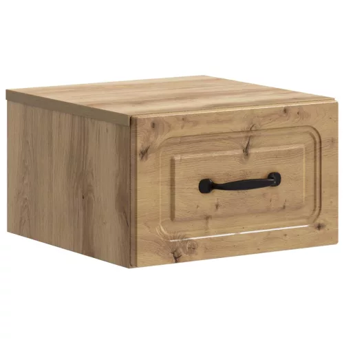  Fali éjjeli szekrény 2 pcs Kézműves Tölgy 34,5 x 33 x 20 cm