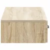  Fali oldaltábla Sonoma Tölgy 87,5 x 34,5 x 17 cm Szerelt Fa