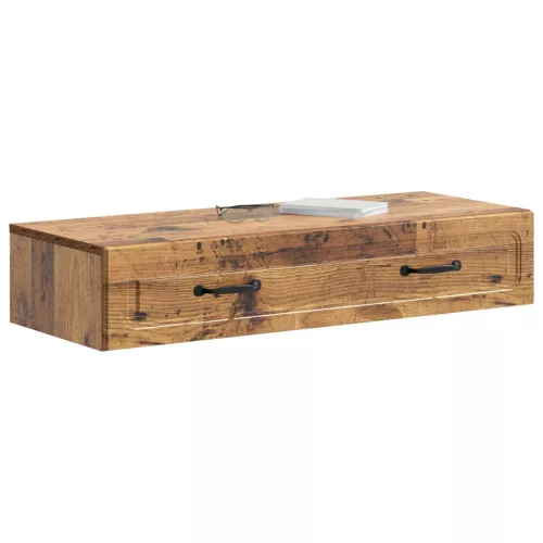  Fali oldaltábla Antik Fa 87,5 x 34,5 x 17 cm Szerelt Fa