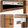  Fali oldaltábla Antik Fa 87,5 x 34,5 x 17 cm Szerelt Fa